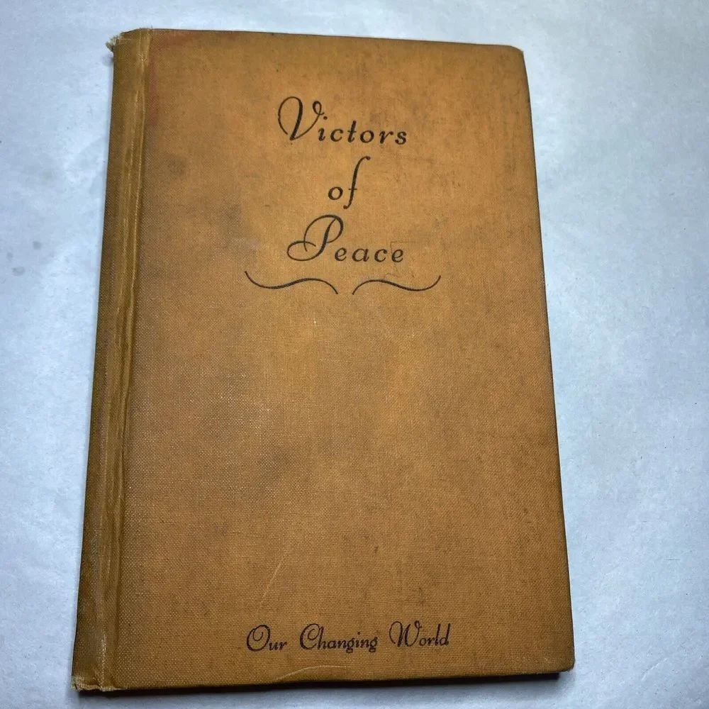 Victors Of Peace By Arthur Quiller-Couch Our Changing World 1937‎ HTF READ